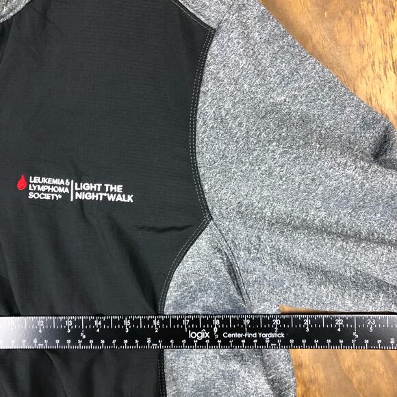 Norths End Womens Sweater Grey Leukemia & Lymphoma Society Full Zip Medium - Picture 7 of 13
